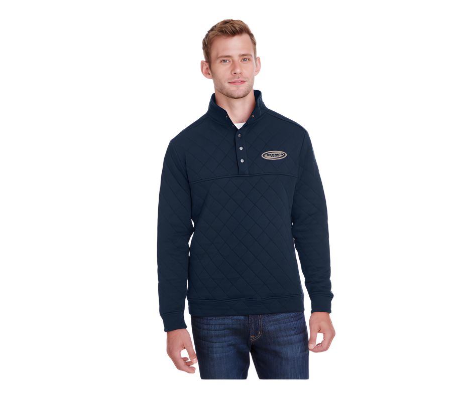 Quilted Snap Pullover