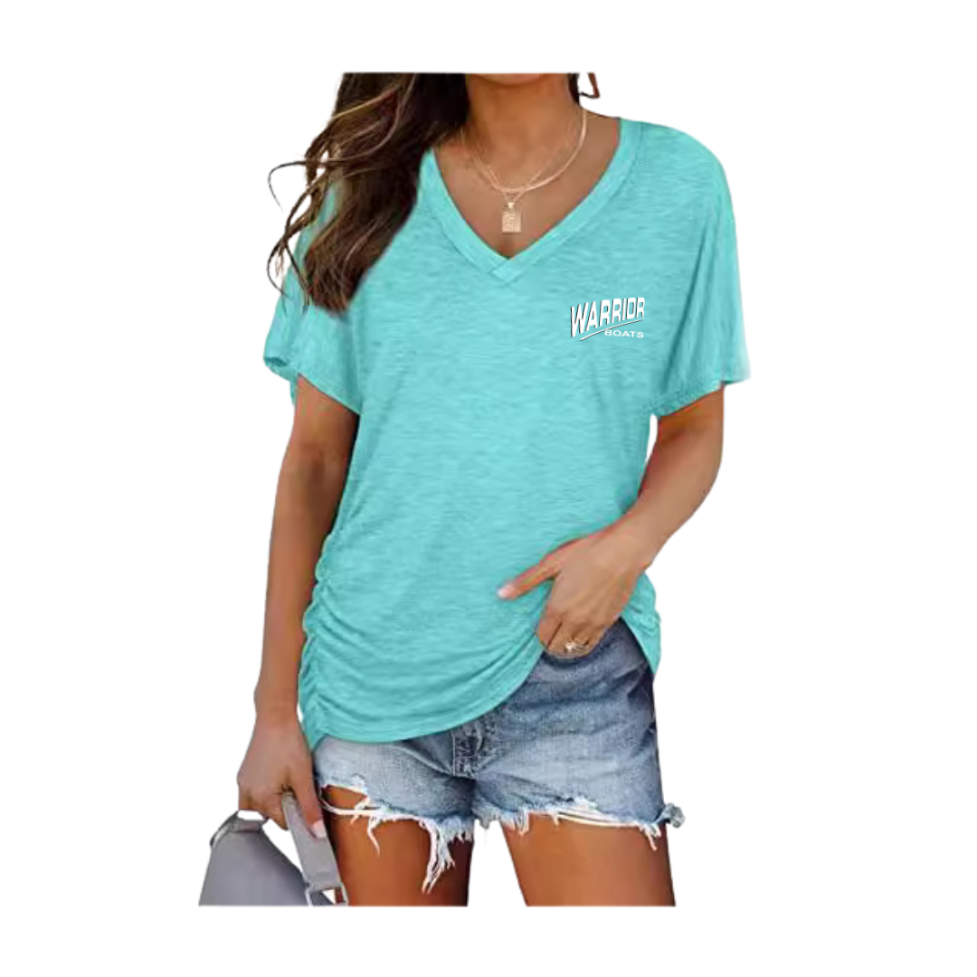 Ladies V-Neck Short Sleeve Tee