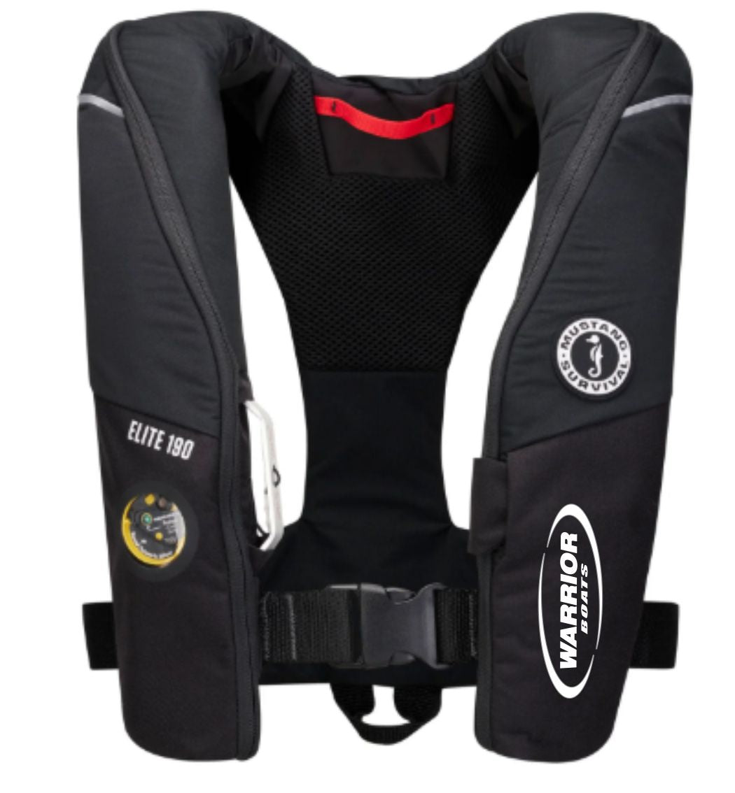 Mustang Inflatable Life Vest - Elite 190 Inflatable PFD