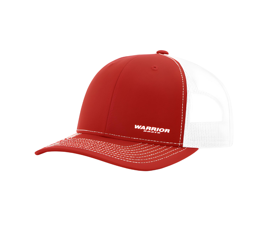 Trucker Hat with Mesh Back Red